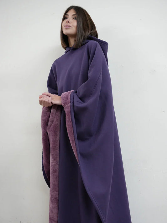𝗨𝗻𝗶𝘀𝗲𝘅 𝗖𝗹𝗼𝗮𝗸 𝗛𝗼𝗼𝗱𝗶𝗲 Purple